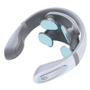 Wireless Electronic Neck Massager 4D Shiatsu Cervical Massager Stiff Neck Massage Health Care Therapy Pulse Pain Relief