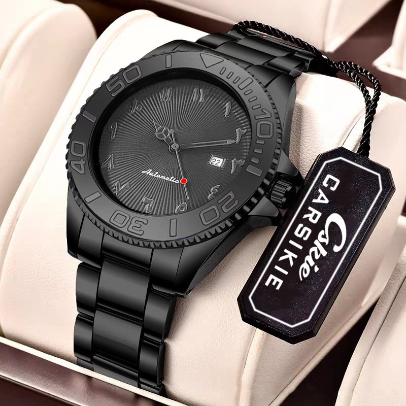 Luminous Mens Sports Mechanical Watch With Date Display And Water Resistance - Image 3