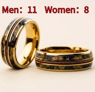 Stainless Steel Wire Ring In Rose Gold For Couples - Image 4